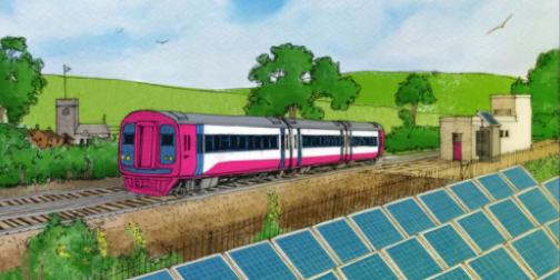In 10 years' time trains could be solar powered