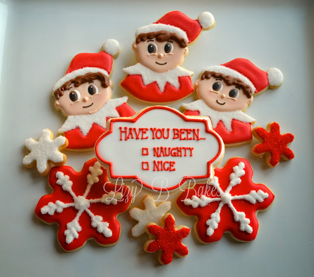 Lizy B Elf on the Shelf Cookies!