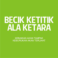 Becik ketitik ala ketara tegese