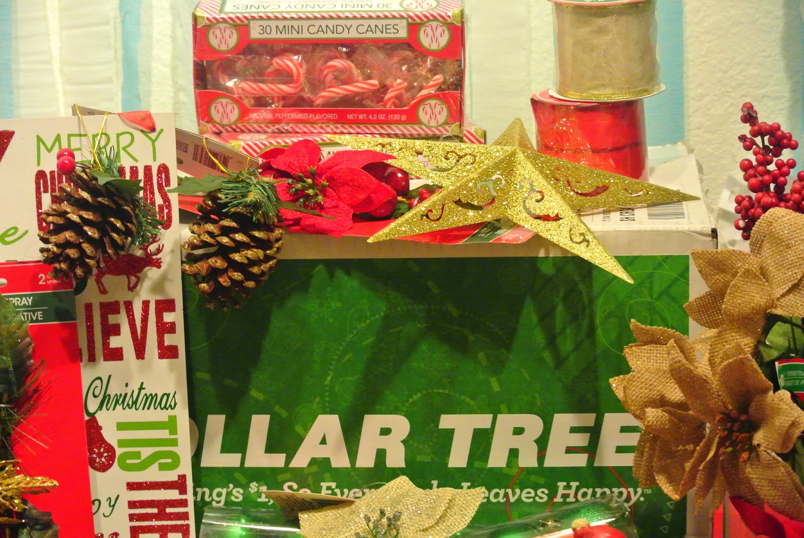 B is 4: Save Money with Dollar Tree Christmas Decorations ...