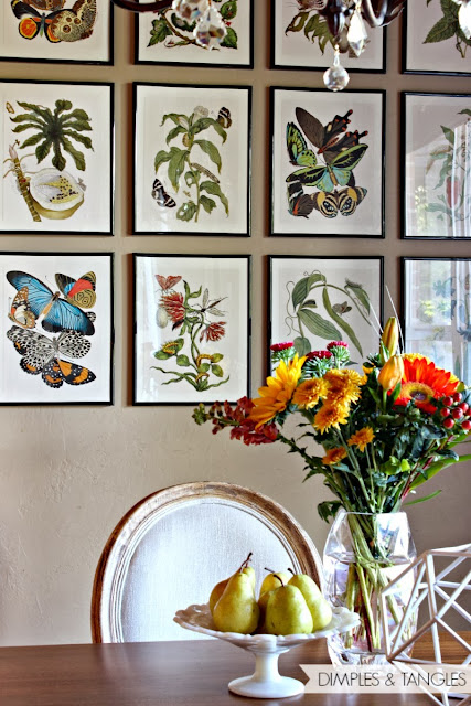 Gorgeous Botanical Wall Collage