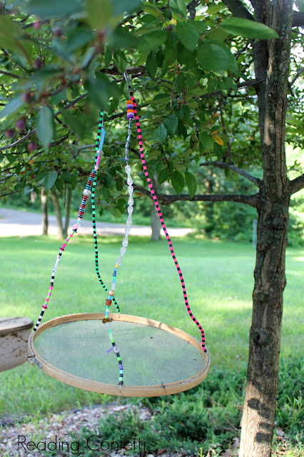 A butterfly feeder is easy to make and a great way for kids to learn about nature.