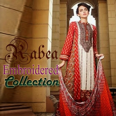 Rabea Designer Embroidered Collection 2014-15 Rabea Designer Embroidered Collection 2014-15