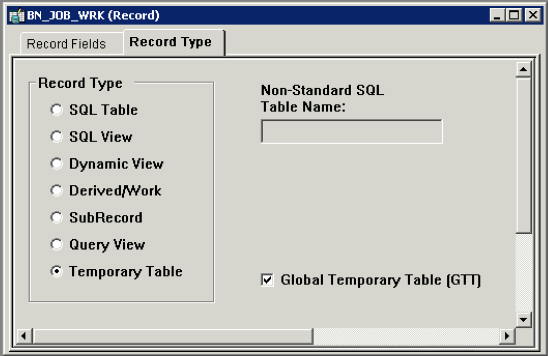 Javier's PeopleSoft blog Using Global Temporary Tables in Application