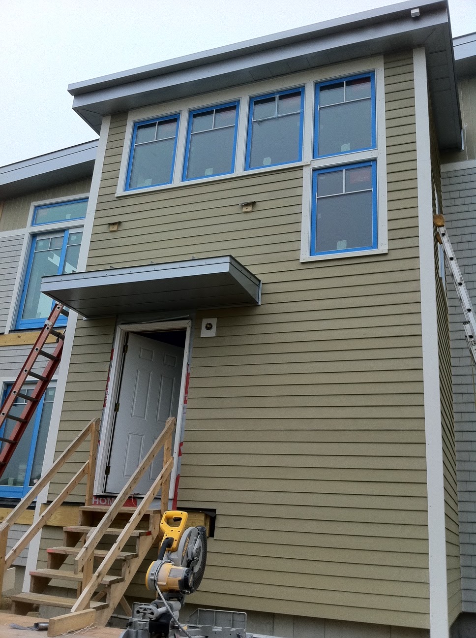 Net Zero Energy Cape Cod Drywall and Exterior Finishes