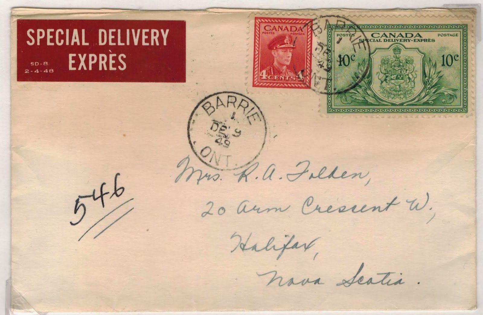 postal history corner 5 canadian domestic air mail rates 1928 1954 postage letter to canada