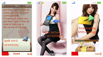日本名模蛯原友里SonyEricsson手機主題for Aino﹝240x432﹞