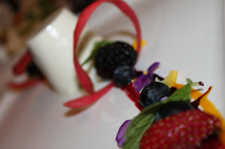 Vanilla Pannacotta with Red Berries