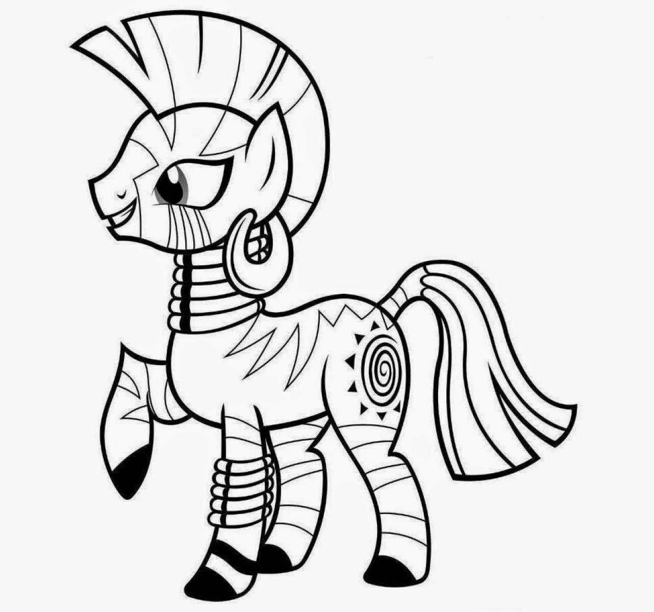 My Little Pony For Kid Coloring Page Free wallpaper