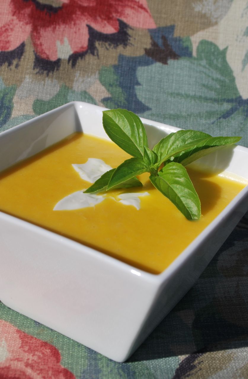 Scrumpdillyicious Butternut Squash Soup with Coconut Milk