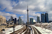 Toronto, Canada. Toronto's skyline on a clear early April morning, . (dsc )
