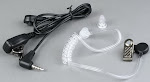 Head set Earphone Spiral transparan