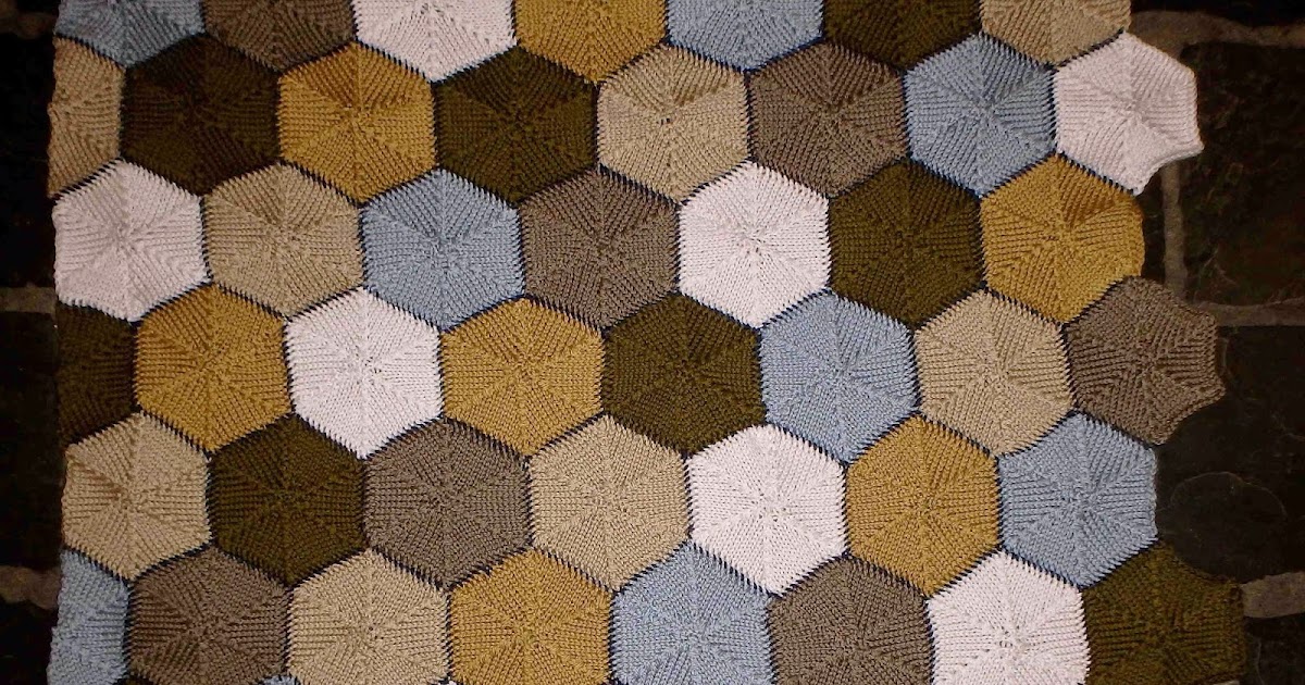Sydney SCQuilters Knitted Hexagons... several requests were made