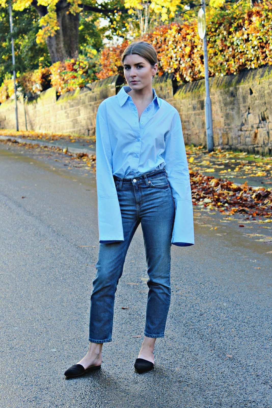 Outfit The Flared Sleeve Shirt Style Trunk