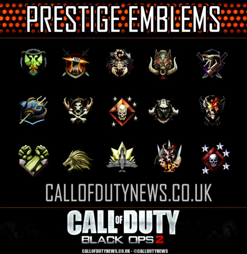 Black Ops 2 Prestige Zombie Emblems League Icons Call Of GamesHD Black Ops 2 Prestige Zombie Emblems League Icons Call Of GamesHD