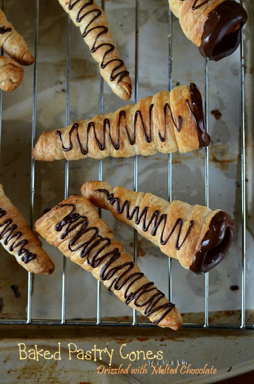Cream Horns/Cream filled Pastry Cones Nalini'sKitchen