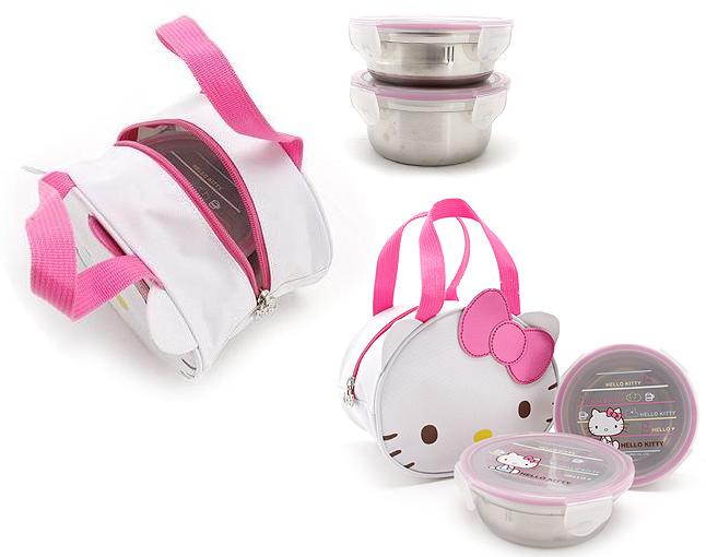 My Noble Baby Hello Kitty Stainless Steel Lunch Box Set