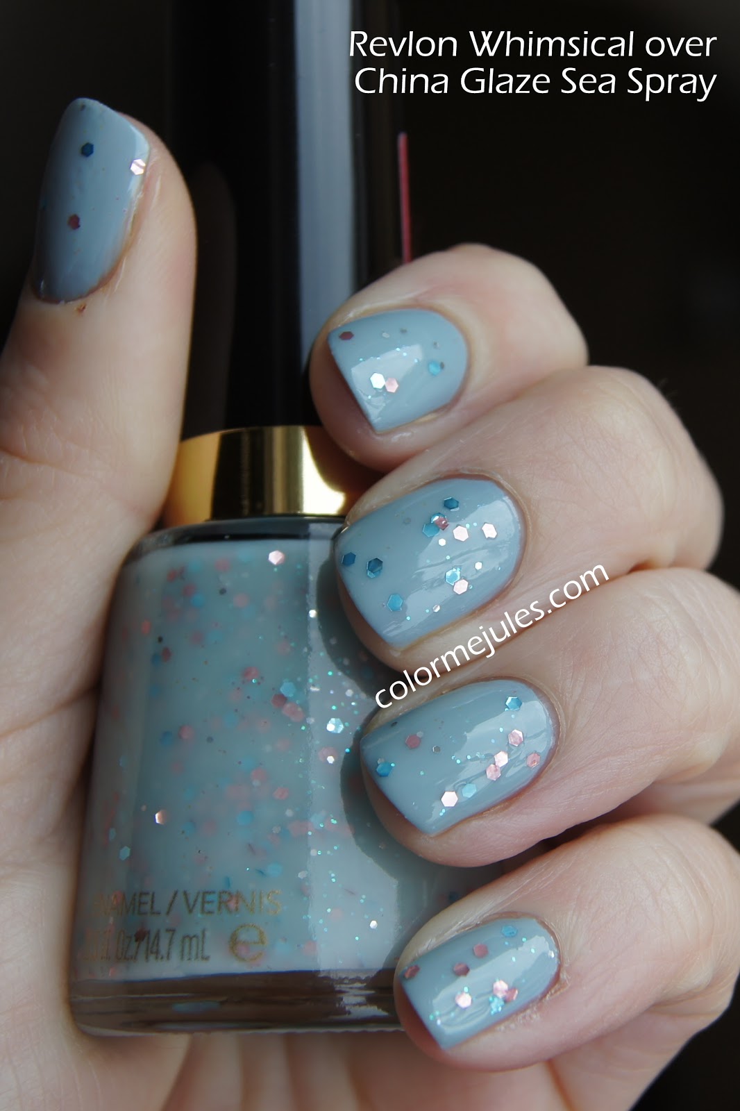 Color Me Jules China Glaze Sea Spray with Revlon Whimsical