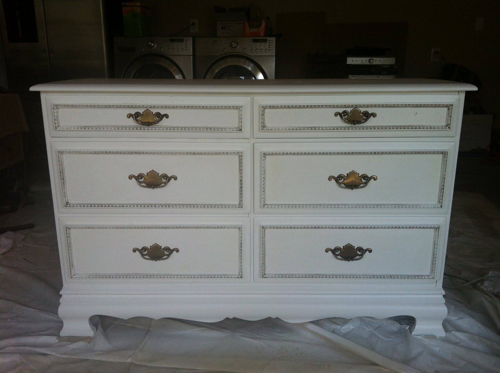 Spoiled Rotten Chic White Shabby Chic Victorian Style Dresser