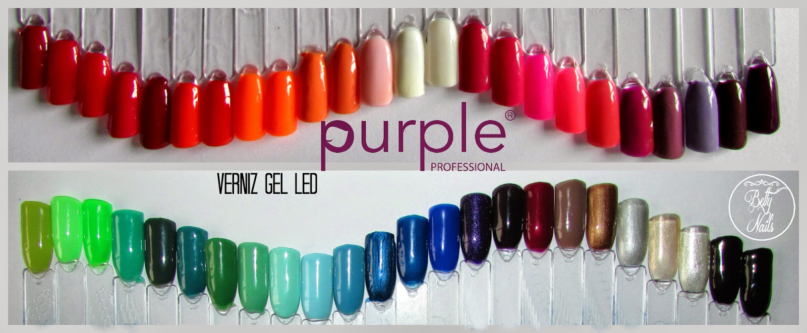 Betty Nails Purple Professional Gel Polish Preview