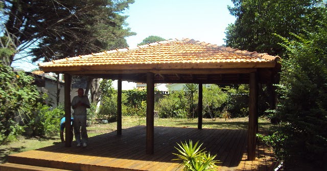 LA MADERA Y SUS CREACIONES: techos en teja y decks