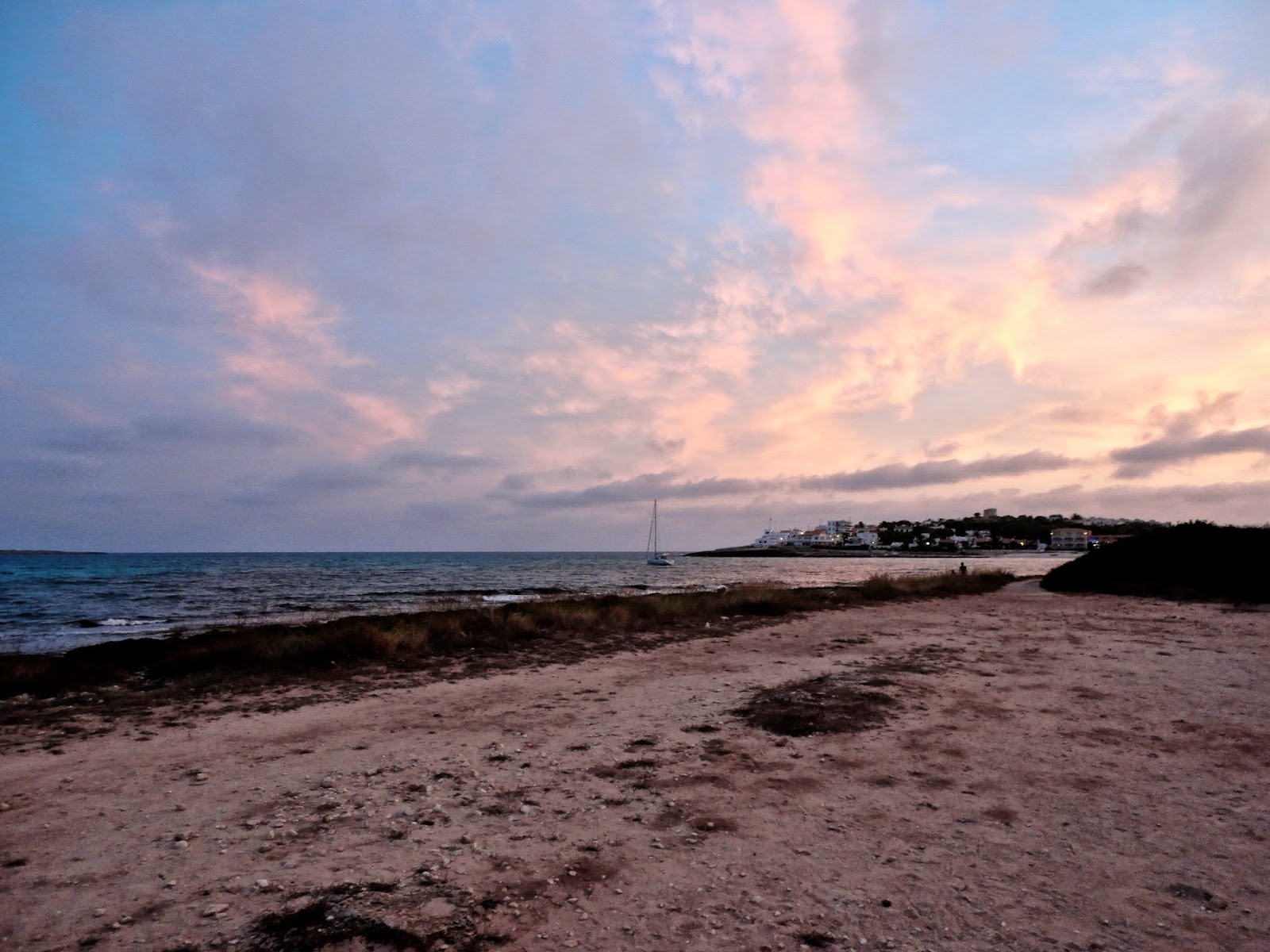 Travel Inspiration | Menorca, Spain | beach sunset at dusk