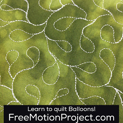 How to Machine Quilt Balloons