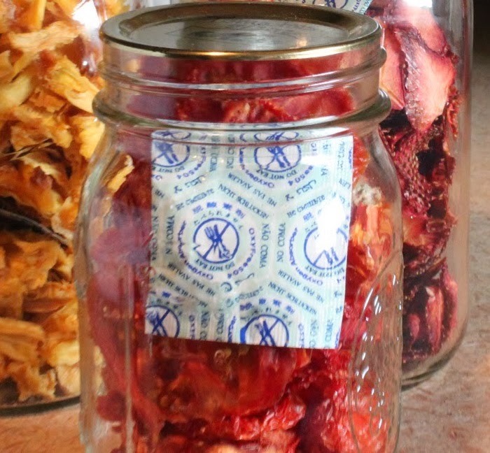 Storing your dehydrated foods Canning Homemade!