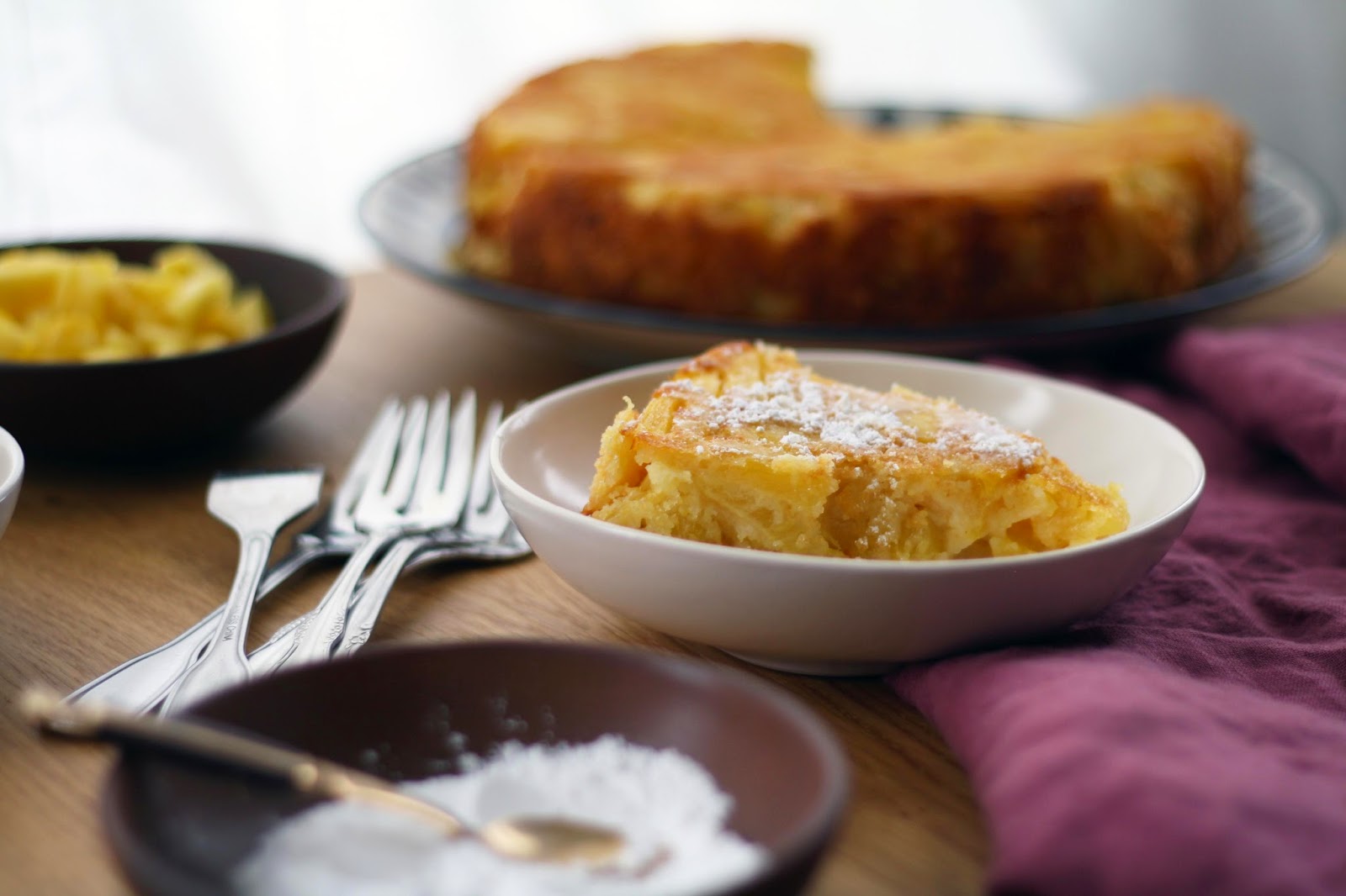 Azorean Almond Polenta Pineapple Cake | Sevengrams