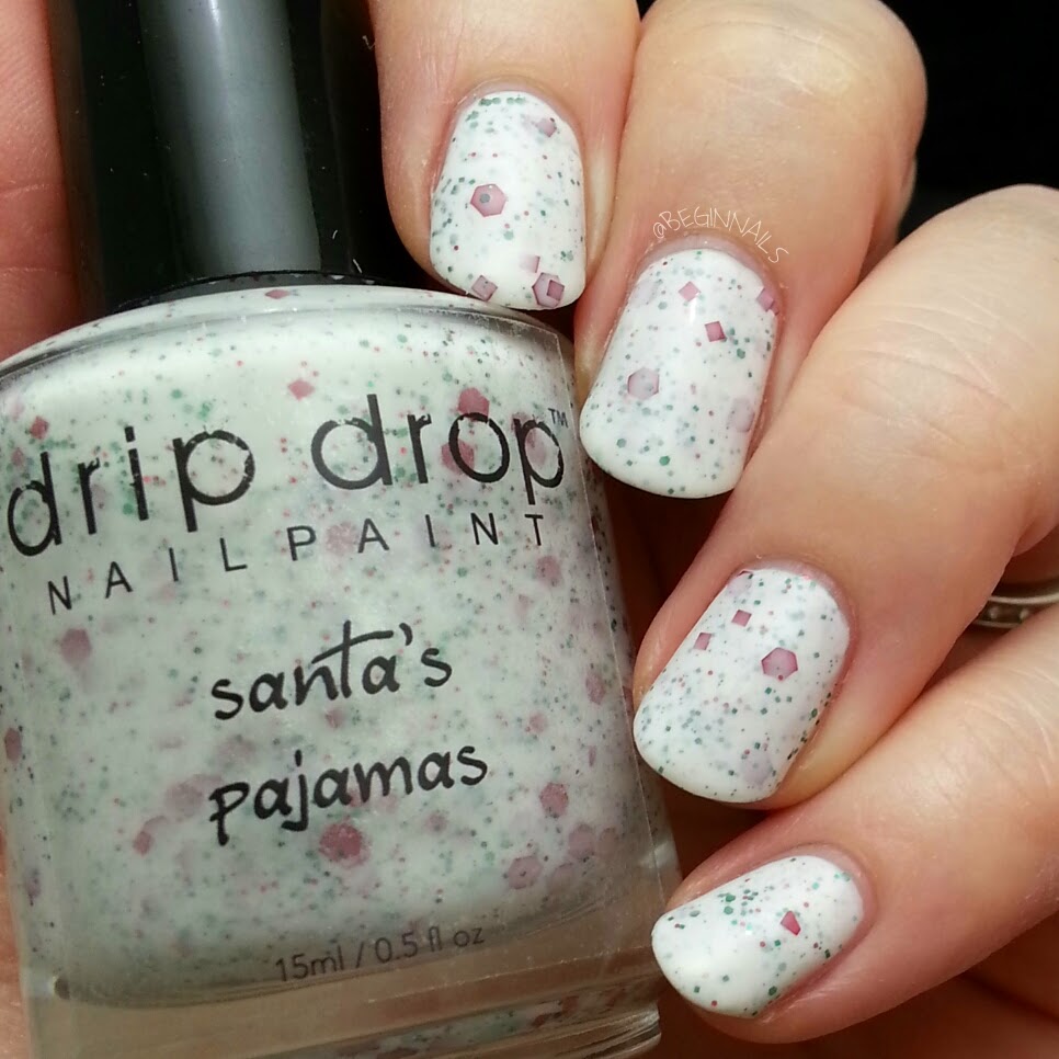 Let S Begin Nails Drip Drop Nail Paint 2017 Holiday Collection I Will Gladly Settle For This Polish And Daily Sunshine To Get Me In The Holiday Mood Formula Was Creamy Lied Evenly