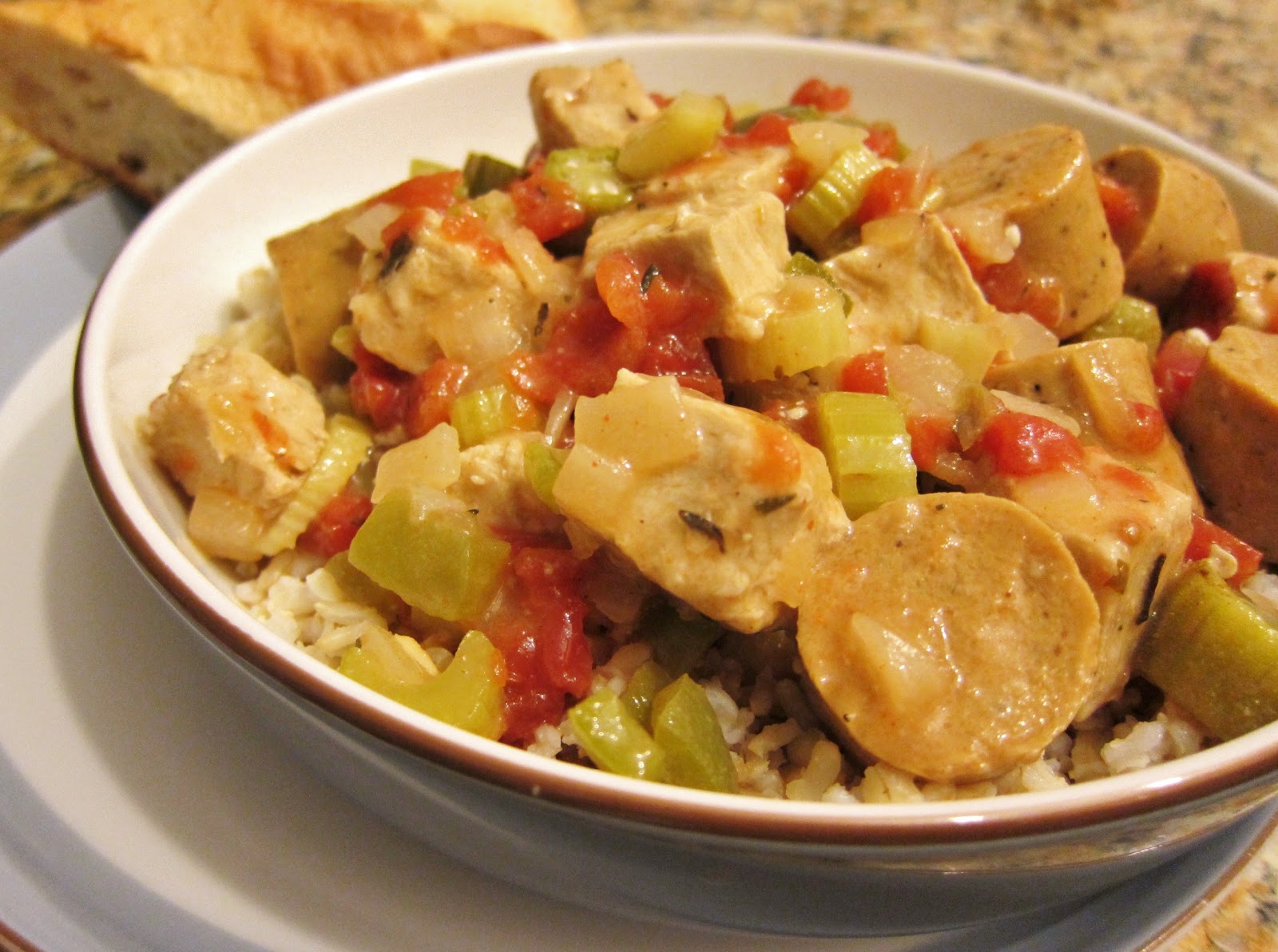 The Vegan Chronicle Sausage and Chicken Gumbo