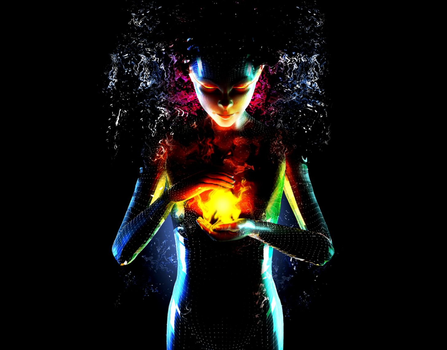 Girl Holding the Universe Girl Holding the Universe