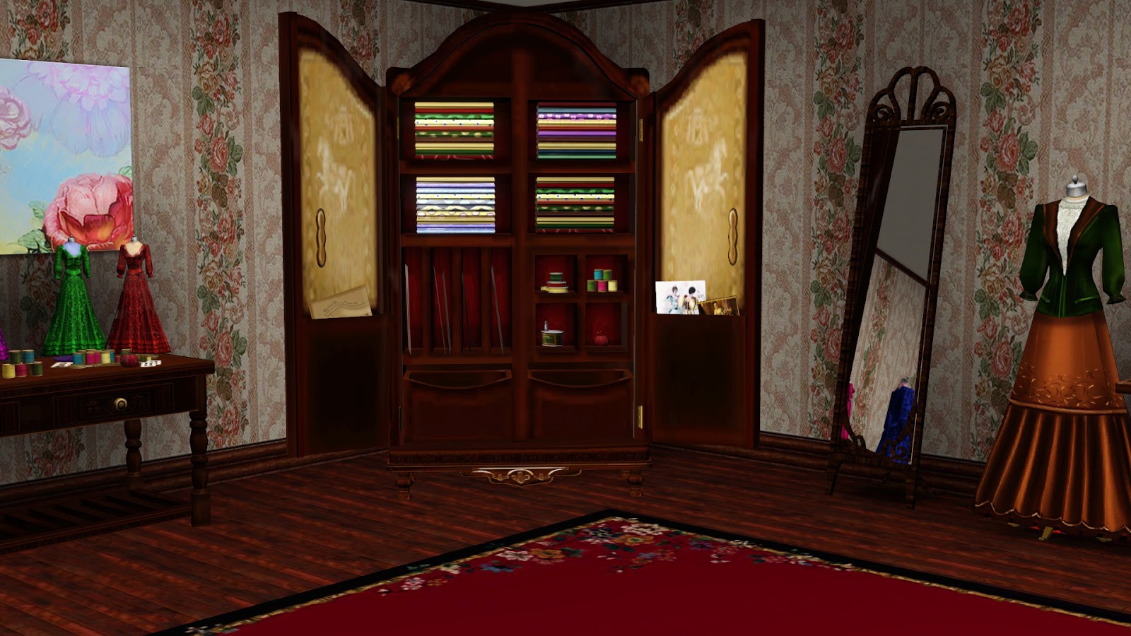 Ladesire's creative corner) Victorian Sewing Room by Ladesire