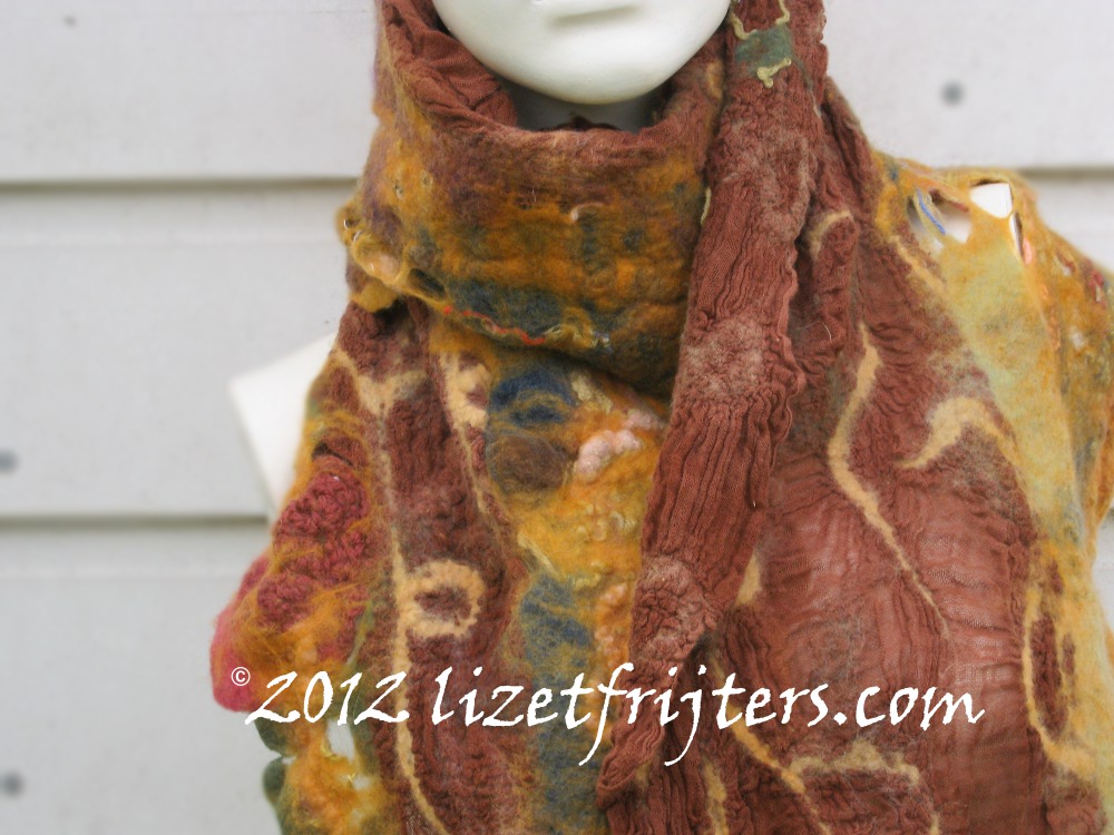 Lizet Frijters New nuno felt scarves