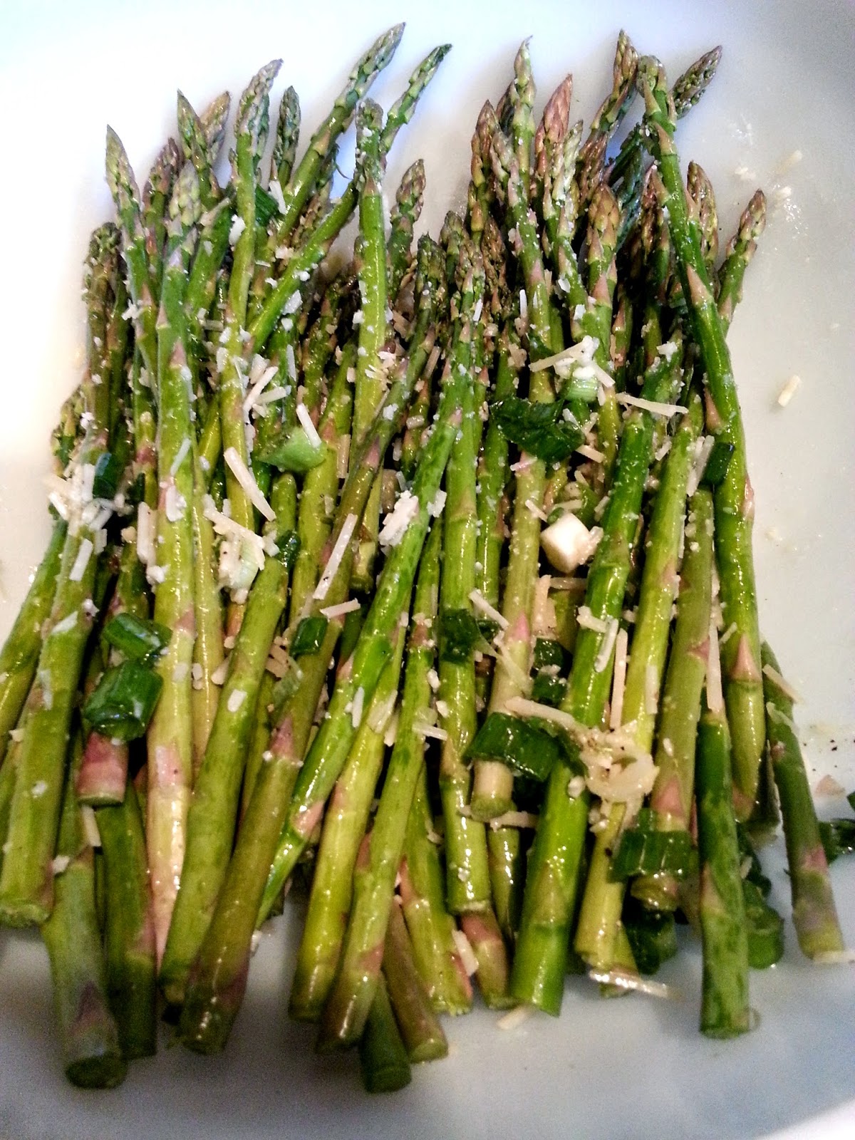 So Much To Make Parmesan and Scallion Roasted Asparagus