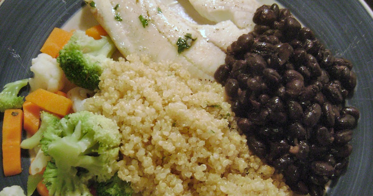 heART Tonight's Supper Tilapia, Quinoa, Black Beans and Veggies