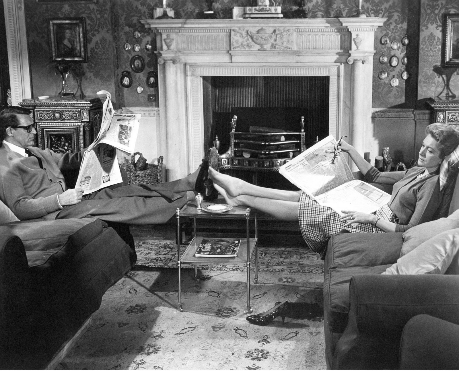 "The Grass is Greener" Cary Grant, Deborah Kerr, Robert Mitchum Eve