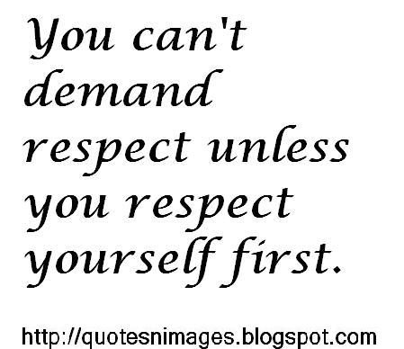 I Demand Respect