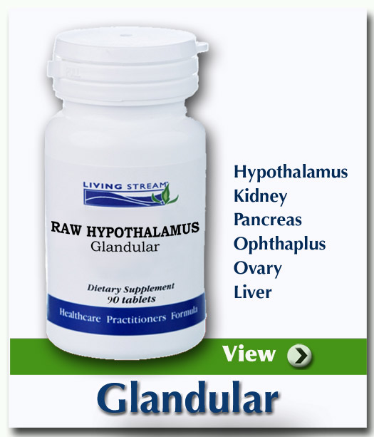 Living Stream Health Glandulars Raw Hypothalamus Glandular