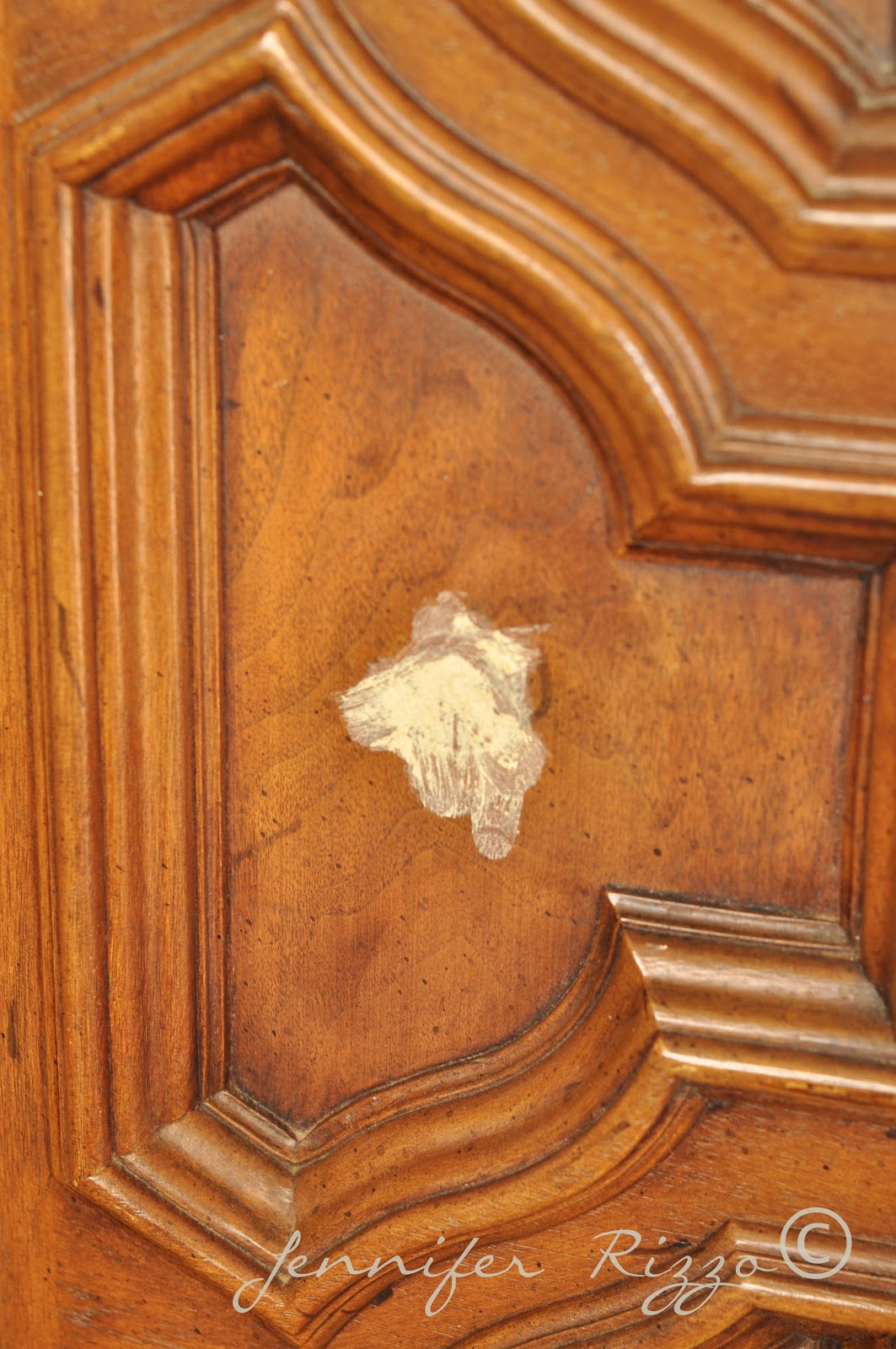 Old,dated repainted and madeover with new knob placement and