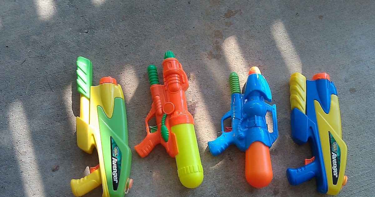 Jenny Rose Water Gun Fight!