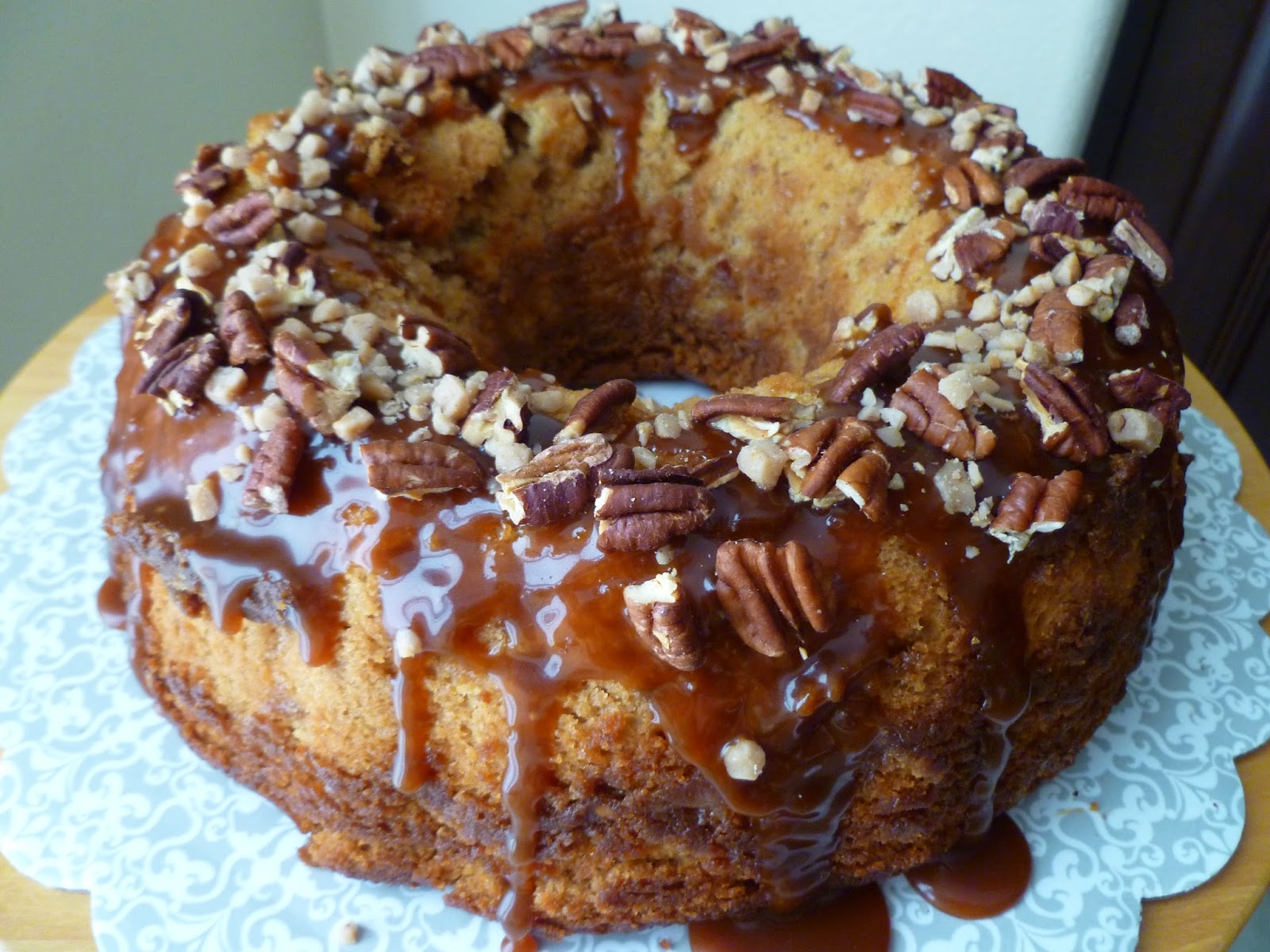 The Pastry Chef's Baking Toffee Pecan Caramel Pound Cake