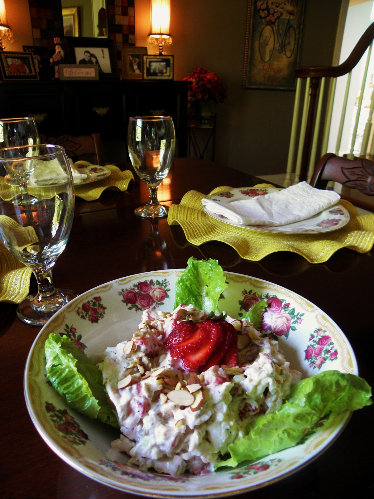 The Cozy Little Kitchen Ladies Luncheon Strawberry Chicken Salad
