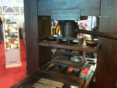 press equipment at drupa print media fair 2012