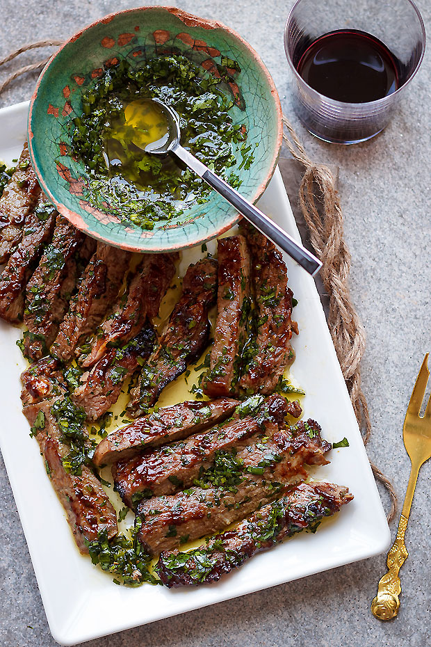 best recipe in the world with us Spicy Grilled Steak With Parsley Sauce