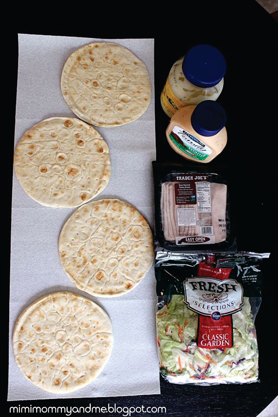 Greek Flatbread Turkey Sandwiches Mimi, Mommy and Me Greek Flatbread