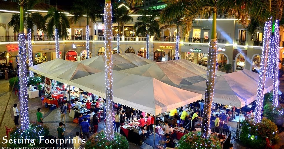 Setting Footprints: Carnivale food fair in Venice Piazza, McKinley Hill