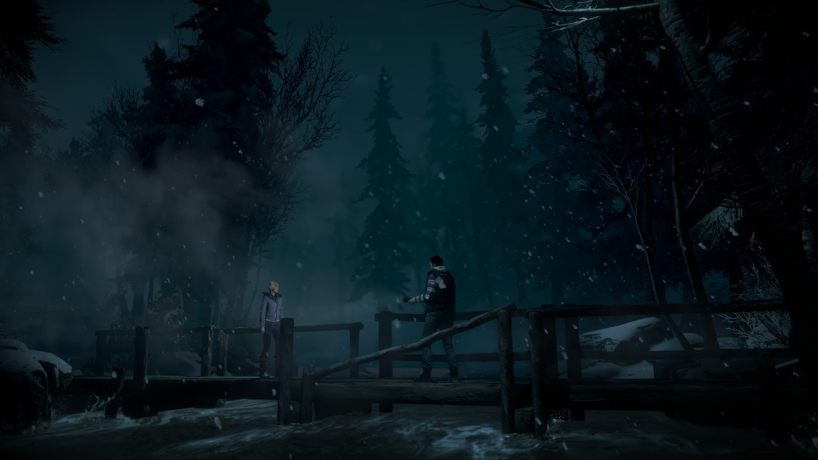 Pixel Worlds Until Dawn River Cross