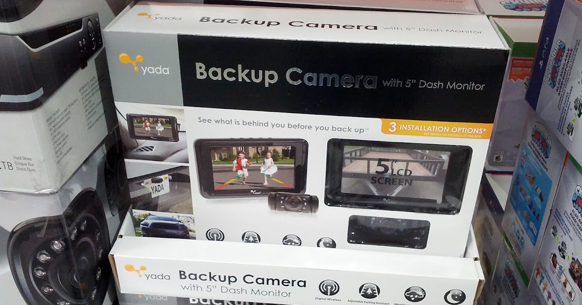Yada Digital Backup Camera with 5" Dash Monitor Costco Weekender
