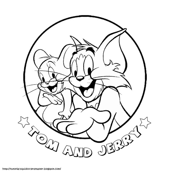 Tom and Jerry Printable Coloring Pages